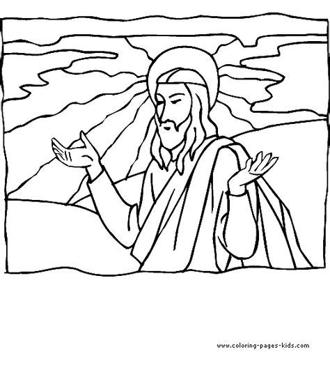 jesus color page bible story coloring picture bible coloring pages