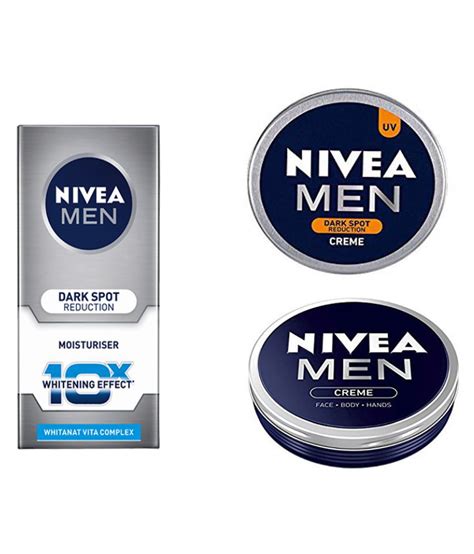 nivea men creme dark spot reduction creme moisturizer  ml pack   buy nivea men creme