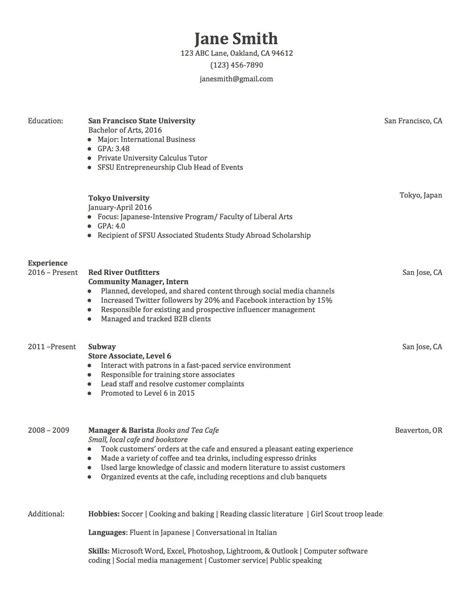 basic blank resume templates addictionary