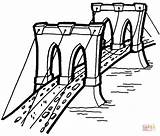 Puente Colorear Disegno Desenho Monumentos Falling Stampare Lugares sketch template