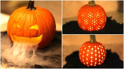 diy pumpkin carvings cute halloween ideas youtube