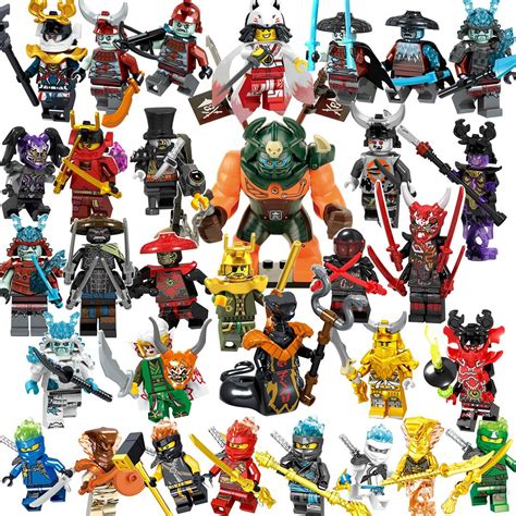 Ninjago Movie 2018 Kai Jay Zane Lloyd Cole Minifigures Compatible Lego