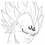 Vegeta Coloring Pages Lineart Brusselthesaiyan Saiyan Super Majin Tagged Animated Posted sketch template