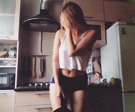 sexy girls turn up the heat and get kinky in the kitchen 51 pics