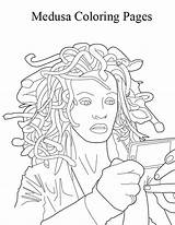 Medusa Coloring Pages Sheet Mirror Looking Printable Color Drawing Face Designlooter Netart Template Greek Getdrawings Getcolorings 06kb 776px sketch template