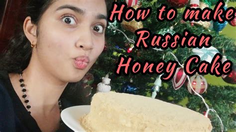 Russian Honey Cake Easiest Recipe Youtube
