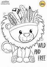 Coloring Pages Cuties Cute Kids Ausmalen Kinder Malvorlagen Bojanke Wild Zum Ausmalbilder Animal Coloriage Mane Lion Baby Preschool Dessin Color sketch template