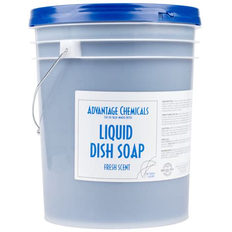 advantage chemicals  gallon  oz liquid dish soap