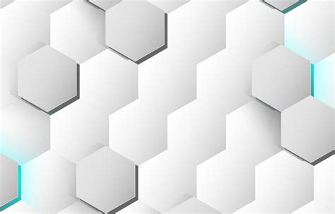 white hexagon abstract background  vector art  vecteezy