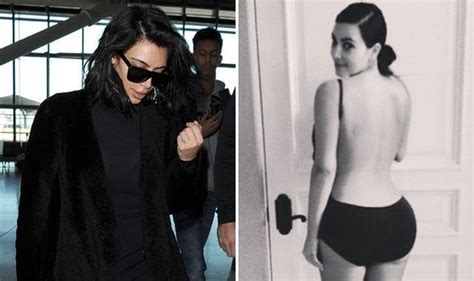 kim kardashian flashes her famous derriere in black at a fitting for love magazine celebrity