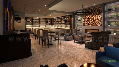 commercial  bar interior rendering design view  interior design firms architizer