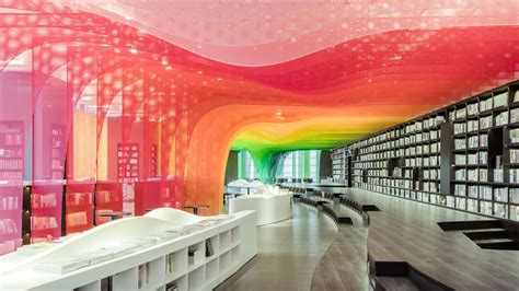 China S Colorful New Bookstore Is Literally The Reading