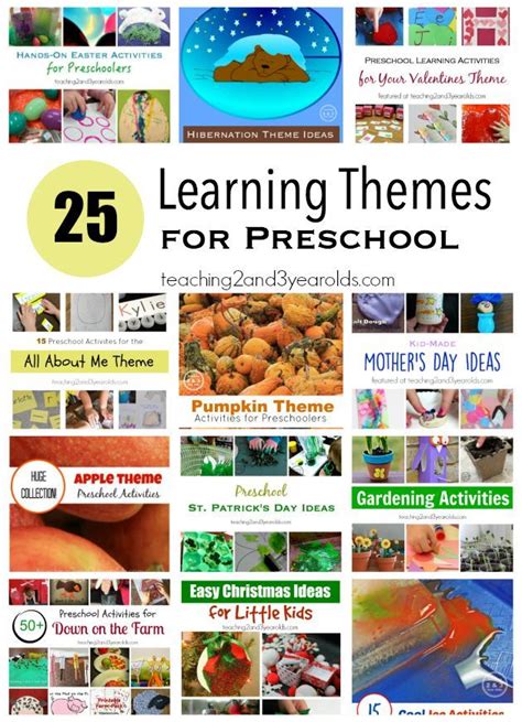 themes ideas  preschool
