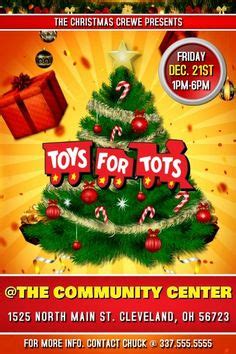 toys  tots flyer template    st christmas toy drive