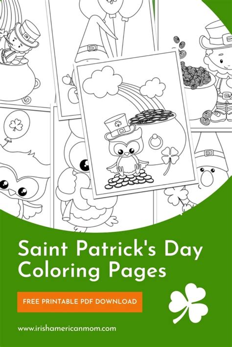 printable saint patricks day coloring pages
