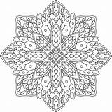 Lente Mandala Choose Board Kleurplaat Zentangle Pattern sketch template
