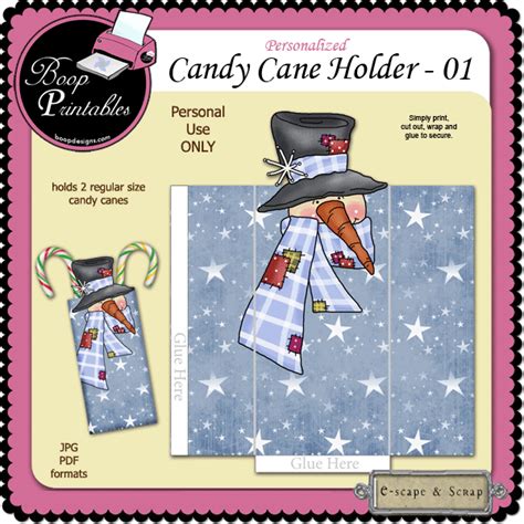 printable candy cane holders printable word searches