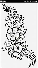 Tattoo Henna sketch template