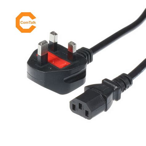 ac power cable  fused uk  pin plug
