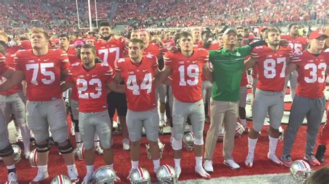 carmen ohio after ohio state s win over indiana youtube