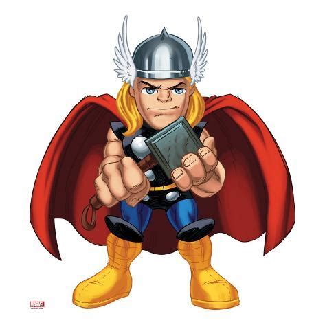 marvel super hero squad thor standing posters  allposterscomau