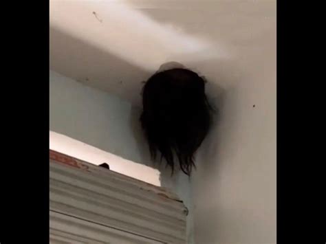 Viral Video Girl Gets Her Head Stuck In Ceiling Netizens Say It Looks