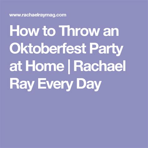 how to throw an oktoberfest party at home oktoberfest