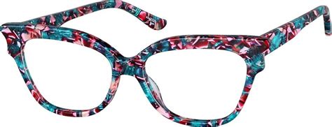 pattern cat eye glasses 4445239 zenni optical eyeglasses cat eye