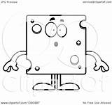 Lineart Mascot Swiss Surprised Cheese Character Illustration Cartoon Royalty Clipart Vector Thoman Cory sketch template