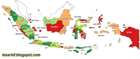 daftar nama 34 provinsi di indonesia lengkap beserta