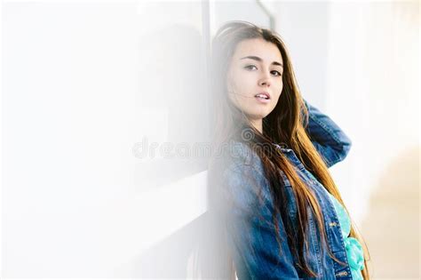 Fair Skinned Brunette Stock Image Image Of Caucasian