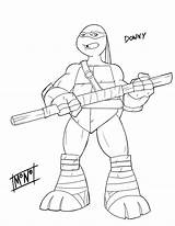 Tmnt Donatello Donny Mutant sketch template