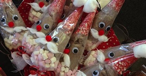 126 hot chocolate santa cones i made for a christmas bake sale tracey van lent i pinned it