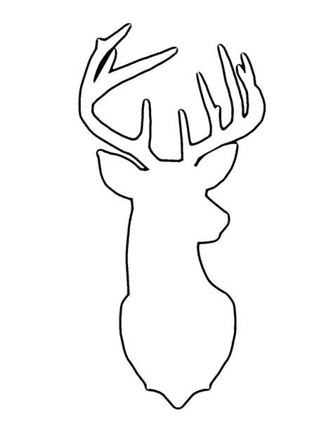 buck head silhouette outline deer head silhouette bird outline deer outline