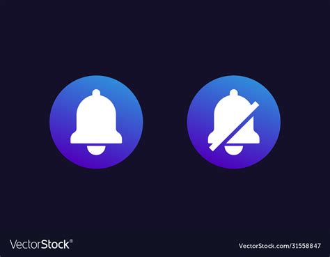 notification icons  web  apps royalty  vector