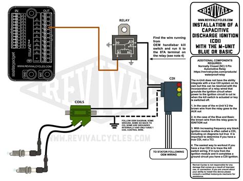 cdi circuit diagram motorcycle    integrate  cdi ignition    unit revival