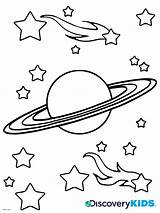 Coloring Saturn Pages Kids Planet Comet Printable Comets Drawing Asteroids Space Nasa Print Discovery Spaceship Color Getdrawings Activities sketch template