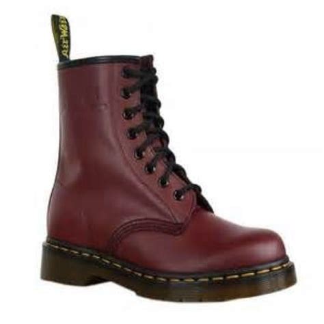 cherry red dr martens   martens boots fashion boots high heel boots knee