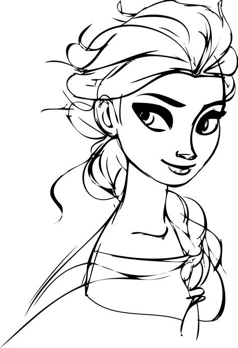 elsa coloring pages  printable