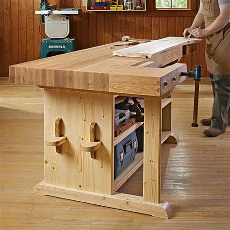 statement workbench woodworking plan wood magazine