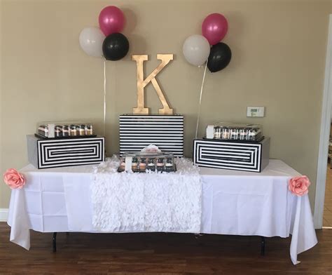 Personalized Dessert Table For Birthday Or Graduation
