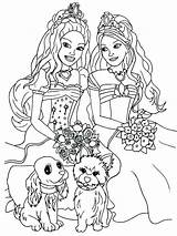 Barbie Coloring Pages House Dream Dreamhouse Wedding Ken Life Color Dog Printable Horse Getcolorings Mermaid Template Print sketch template