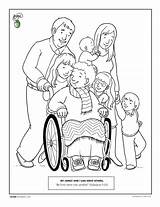 Coloring Others Family Pages Honesty Lds Helping Another Children Friend Color Jesus Neighbor Serving Loving Clipart God Drawing Activity Print sketch template