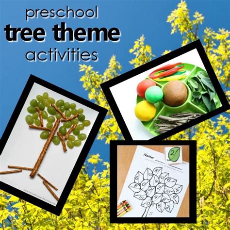 tree theme preschool activities fantastic fun learning theme