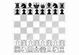 Ajedrez Xadrez Chess Colorear Desenho sketch template