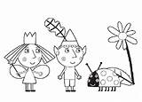 Holly Ben Kingdom Little Pages Coloring Printable Colouring Print Clip Getdrawings Kids Hollys Color Getcolorings sketch template