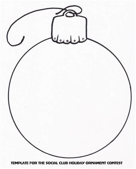 ornament printables coloring home