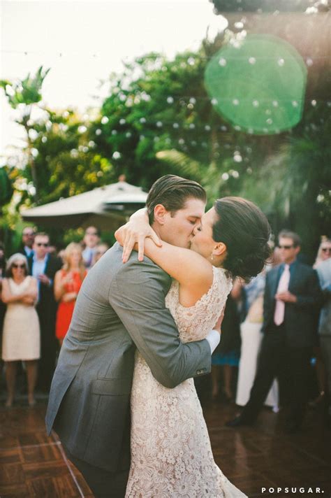 The Full Body Kiss Bride And Groom Photo Ideas Popsugar Love And Sex