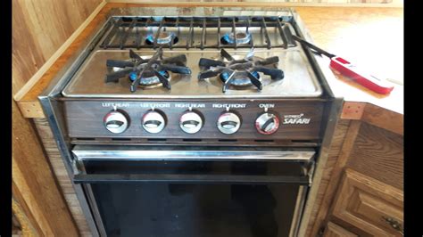 rv stove top  oven youtube