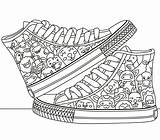 Funky Shoes Pages Colouring Adult Schuhe Neue Wege Merken Erwachsene sketch template